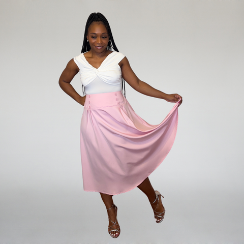 Bloom Boss Pleated Midi Skirt